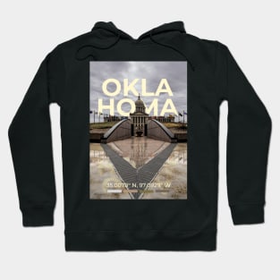 Oklahoma Travel Poster Hoodie